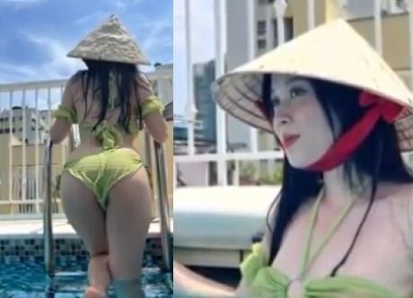 Thằng nhóc Cao Thanh Tuyền định nghịch ngợm ngậm cặc tại bể bơi