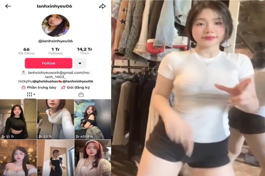 Video sex của tài khoản TikToker Lanhxinhyeu, thân hình hoàn hảo với kỹ năng BJ xuất sắc
