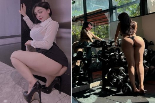 Gymer có mông to và dương vật dài
