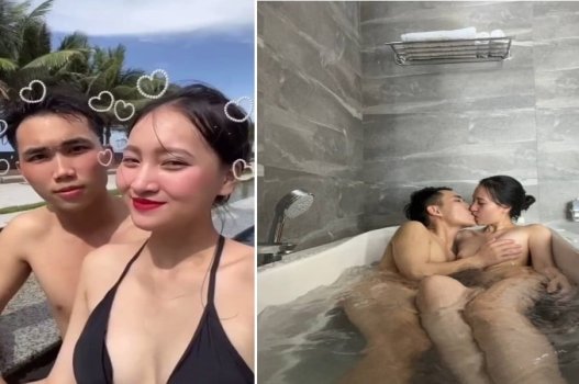 Hạ My xoạ nhau khêu gợi với anh chàng khỏe mạnh
