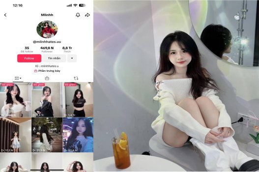 Nhà sản xuất nội dung về mục tiêu Sex Tiktoker Mlinhh nổi tiếng với khả năng bú cu siêu đỉnh